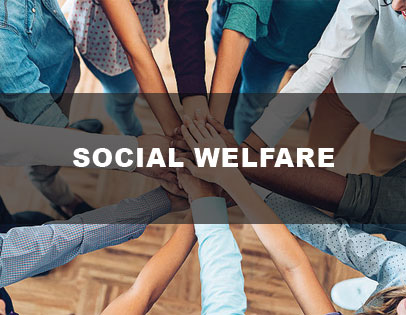 Civil Engineering students distributing aid during flood and winter